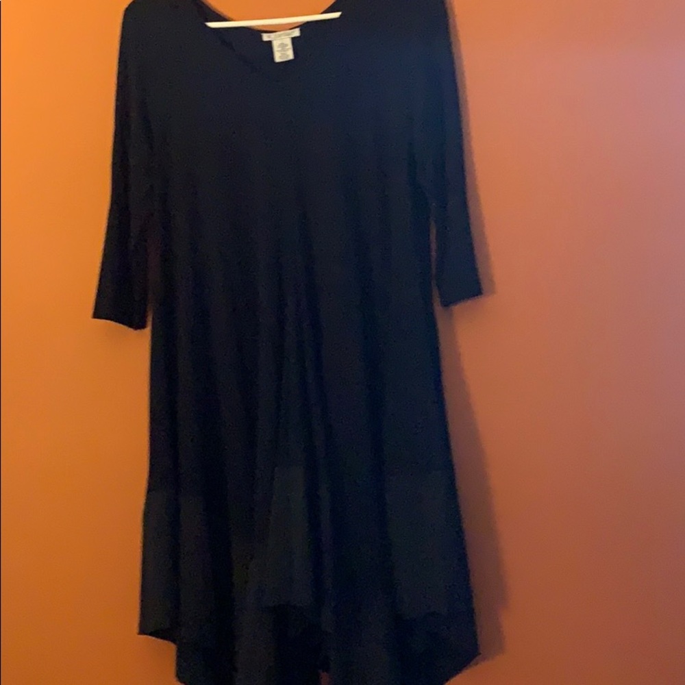 Black quarter sleeve fun classy dress